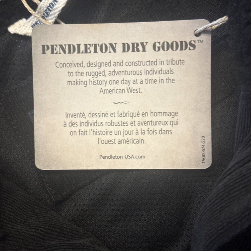 Pendleton Mens XL Full Zip Vest Snap Pockets  Color Black NWT - Picture 5 of 15
